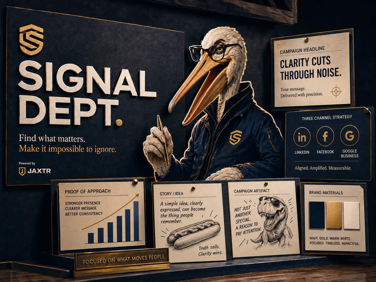 SIGNAL DEPT brand strategy showcase